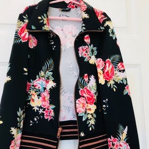 Girls  jacket by art class with tropical print